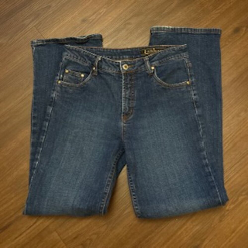1990s Women's Lawman High-Waisted Boot Cut Jean Sz. 7/8